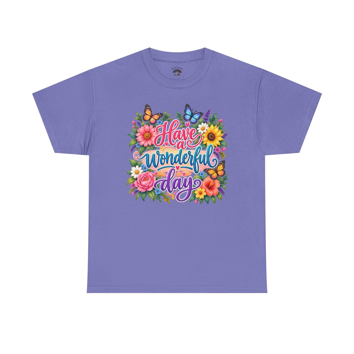 Have a Wonderful Day Floral T-Shirt