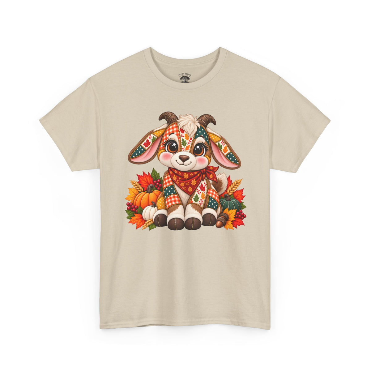 Patchwork Fall Goat T-Shirt