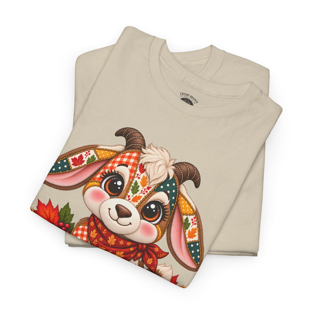 Patchwork Fall Goat T-Shirt