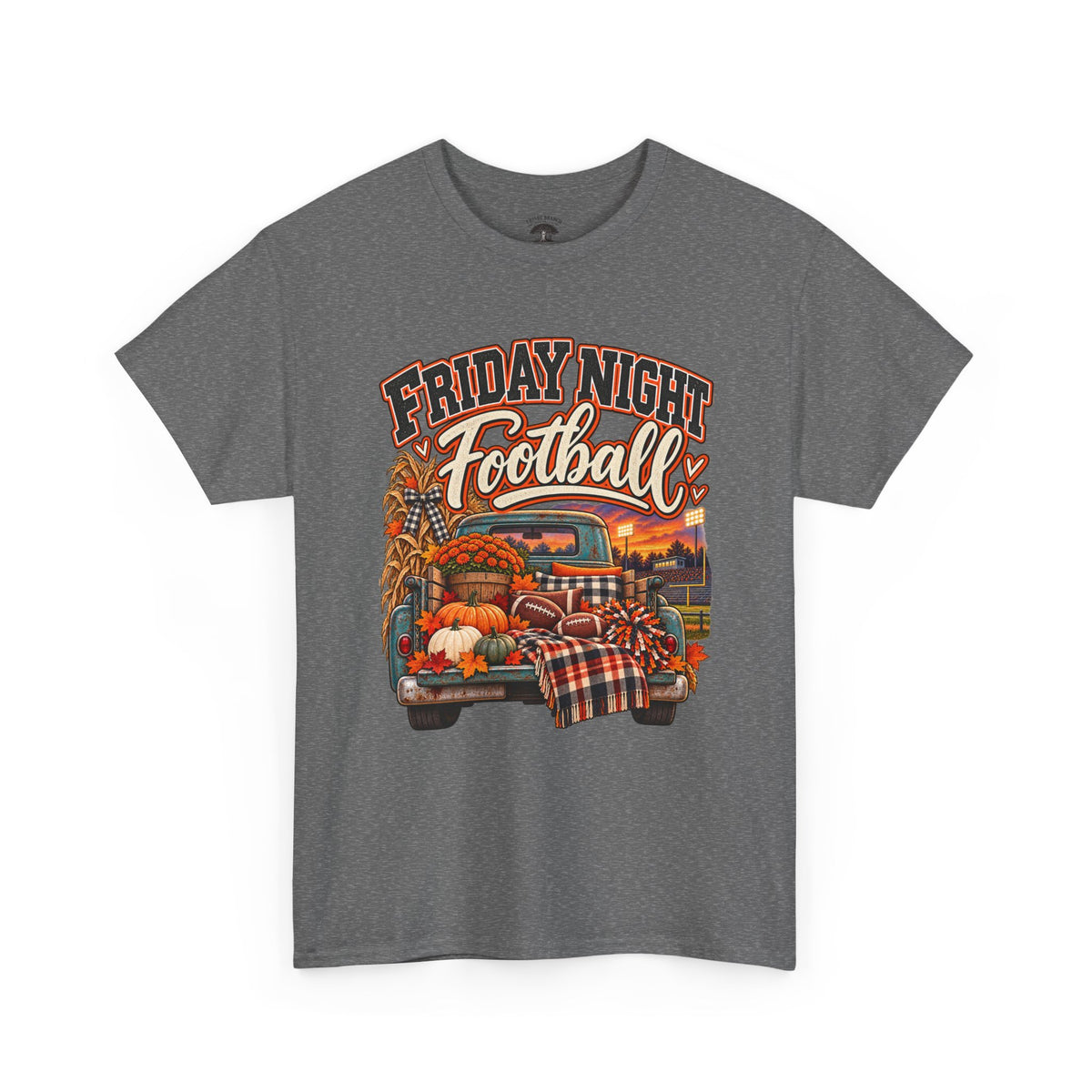 Friday Night Football Vintage Truck Tee – Fall Tailgate & Game Day Shirt