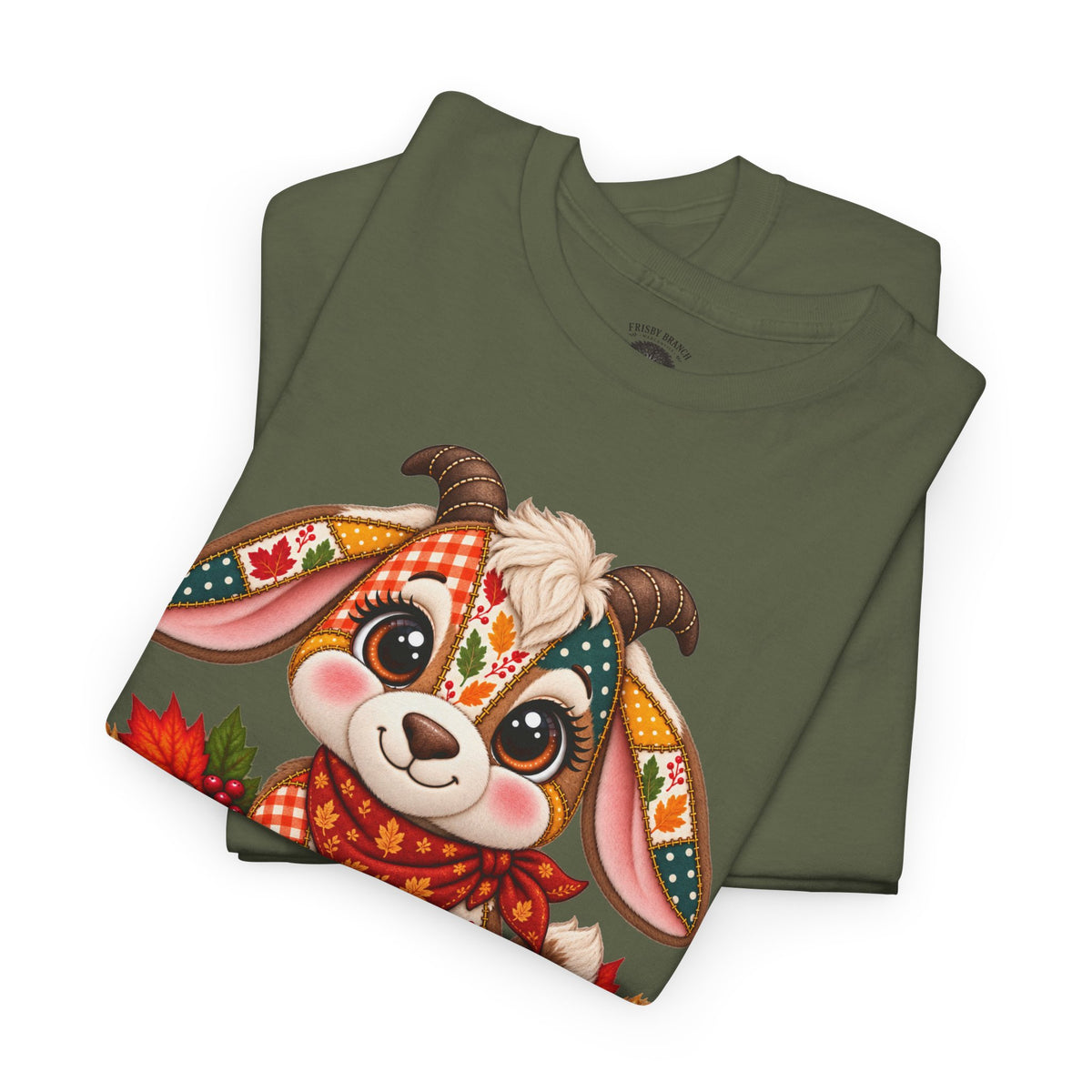 Patchwork Fall Goat T-Shirt