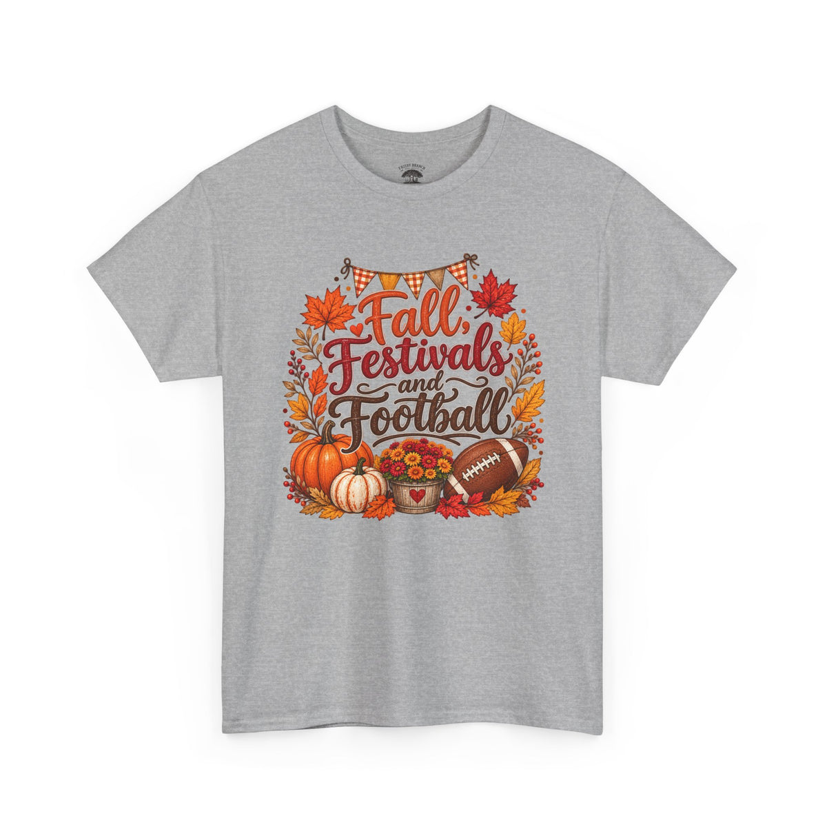 Fall, Festivals and Football Heavy Cotton Tee