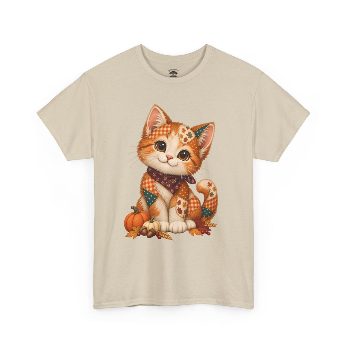 Patchwork Fall Kitten T-Shirt