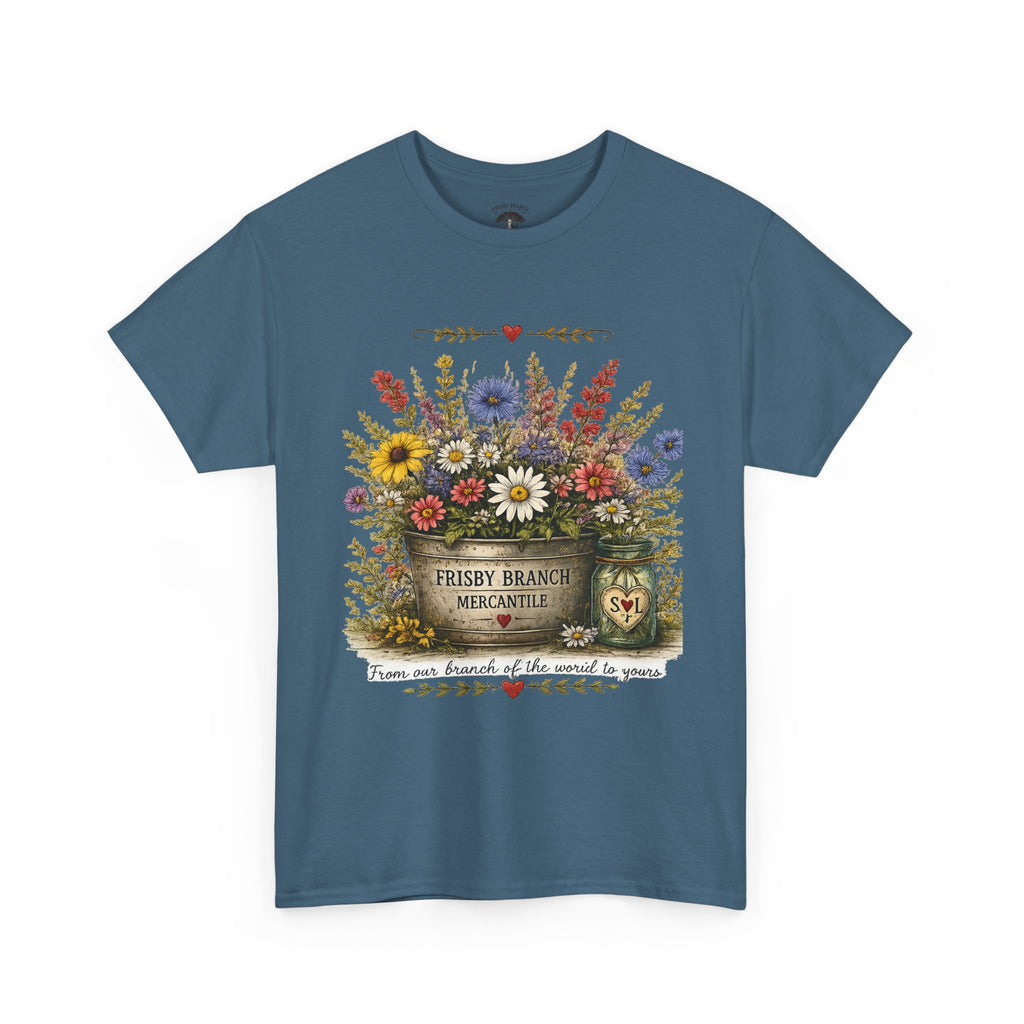 Wildflower Bouquet Tee | Country Floral Shirt | Frisby Branch Mercantile
