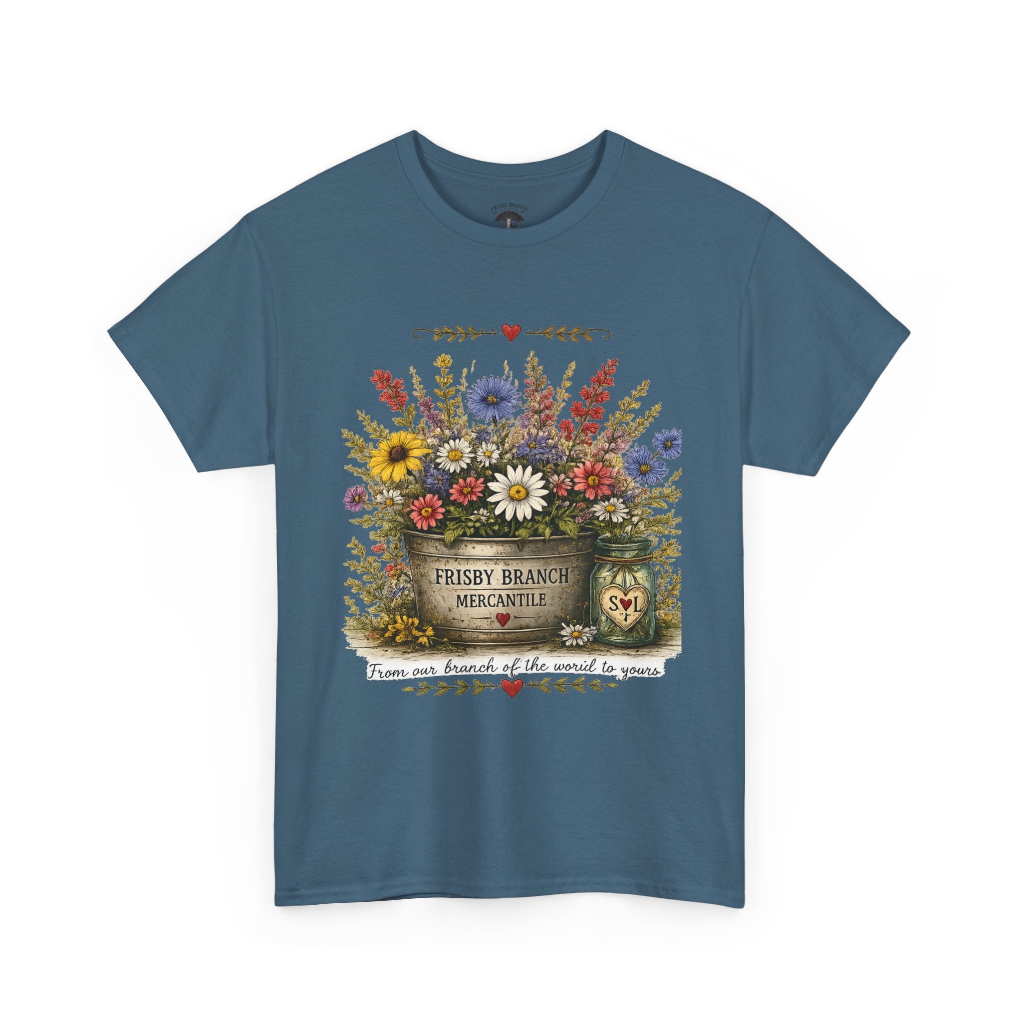 Wildflower Bouquet Tee | Country Floral Shirt | Frisby Branch Mercantile