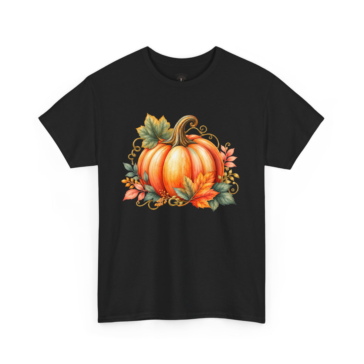 Pumpkin Autumn Graphic Tee — Fall Harvest Shirt