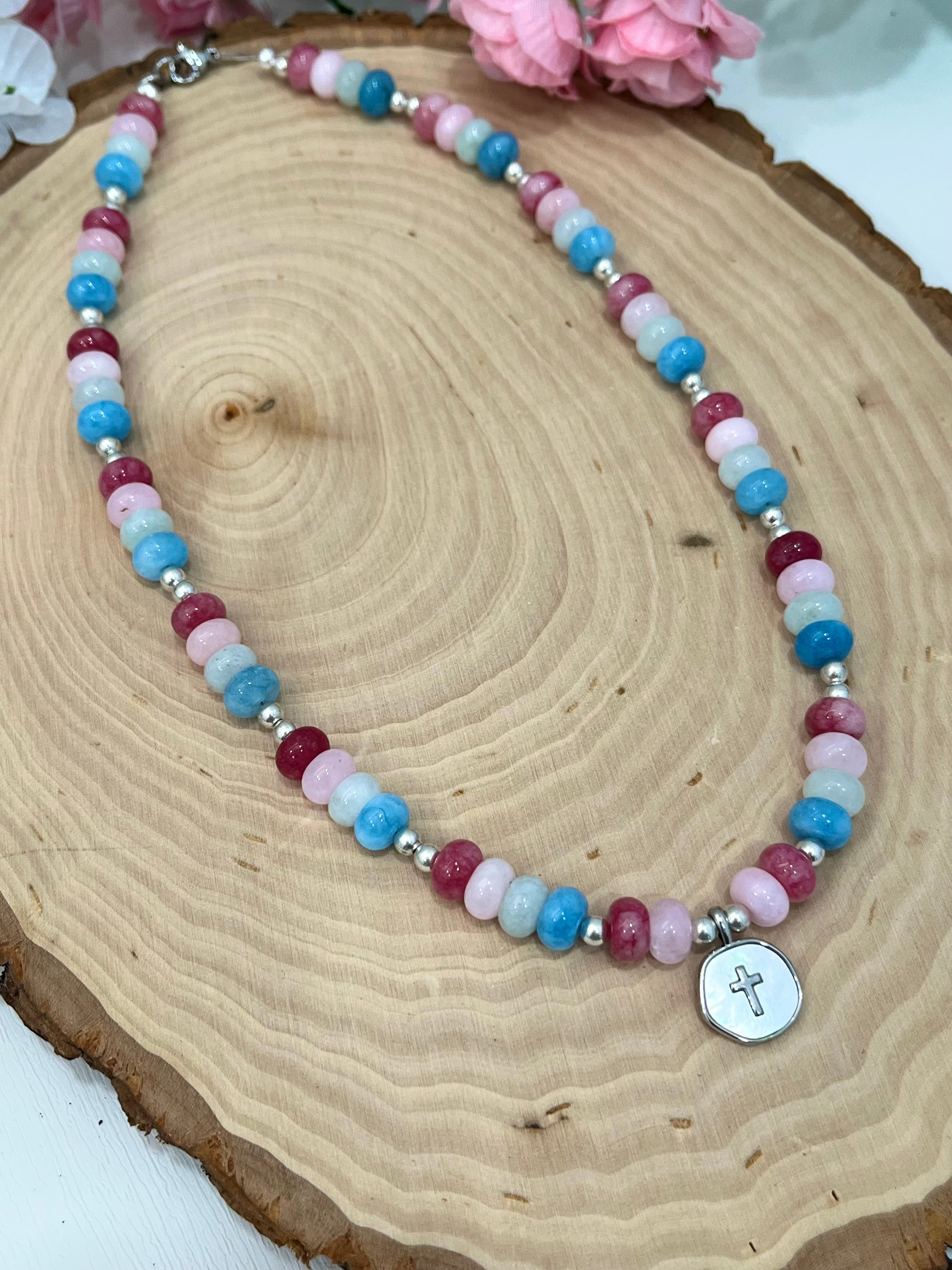 Christian Cross Necklace – Fruit of the Spirit Necklace