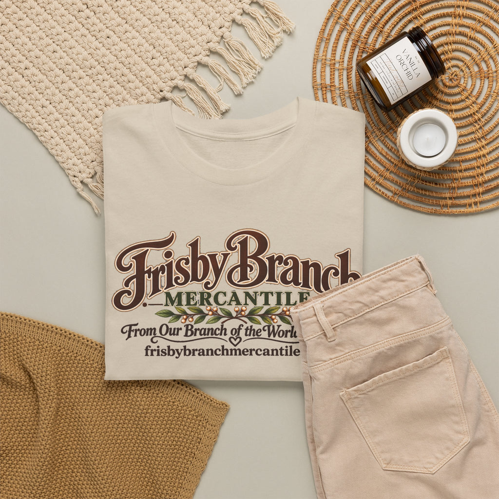 Frisby Branch Mercantile Vintage Logo T-Shirt