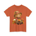 Autumn Scarecrow Tee — Cute Fall Harvest Pumpkin Shirt