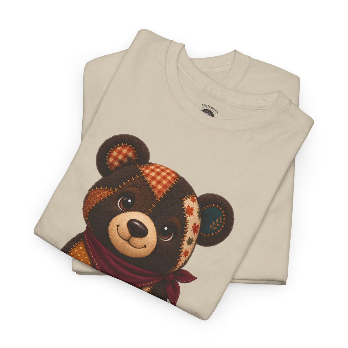 Patchwork Fall Bear T-Shirt
