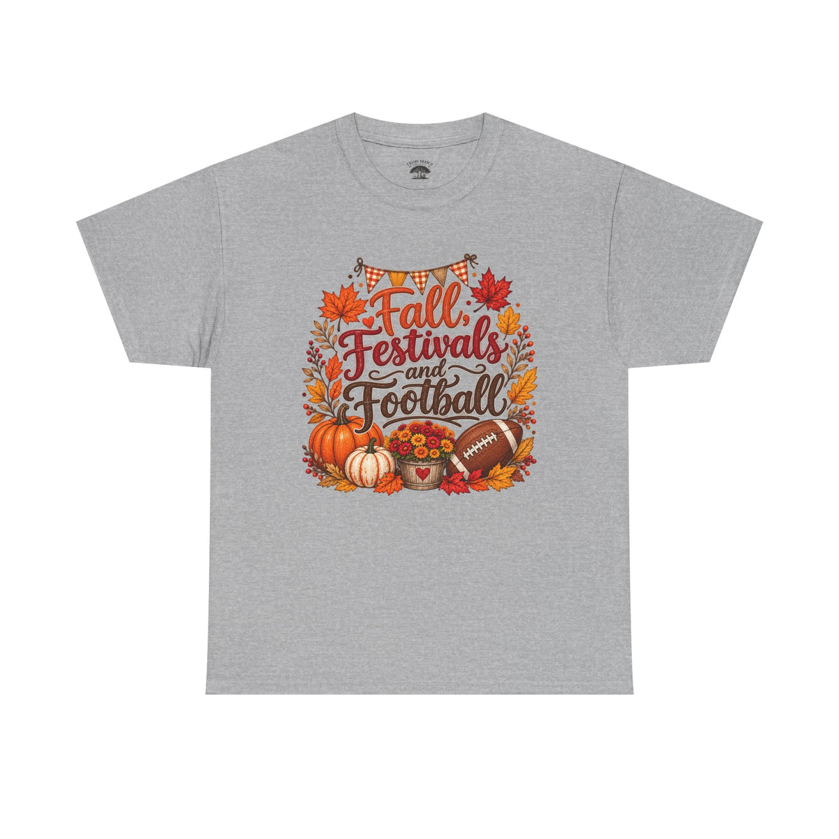 Fall, Festivals and Football Heavy Cotton Tee