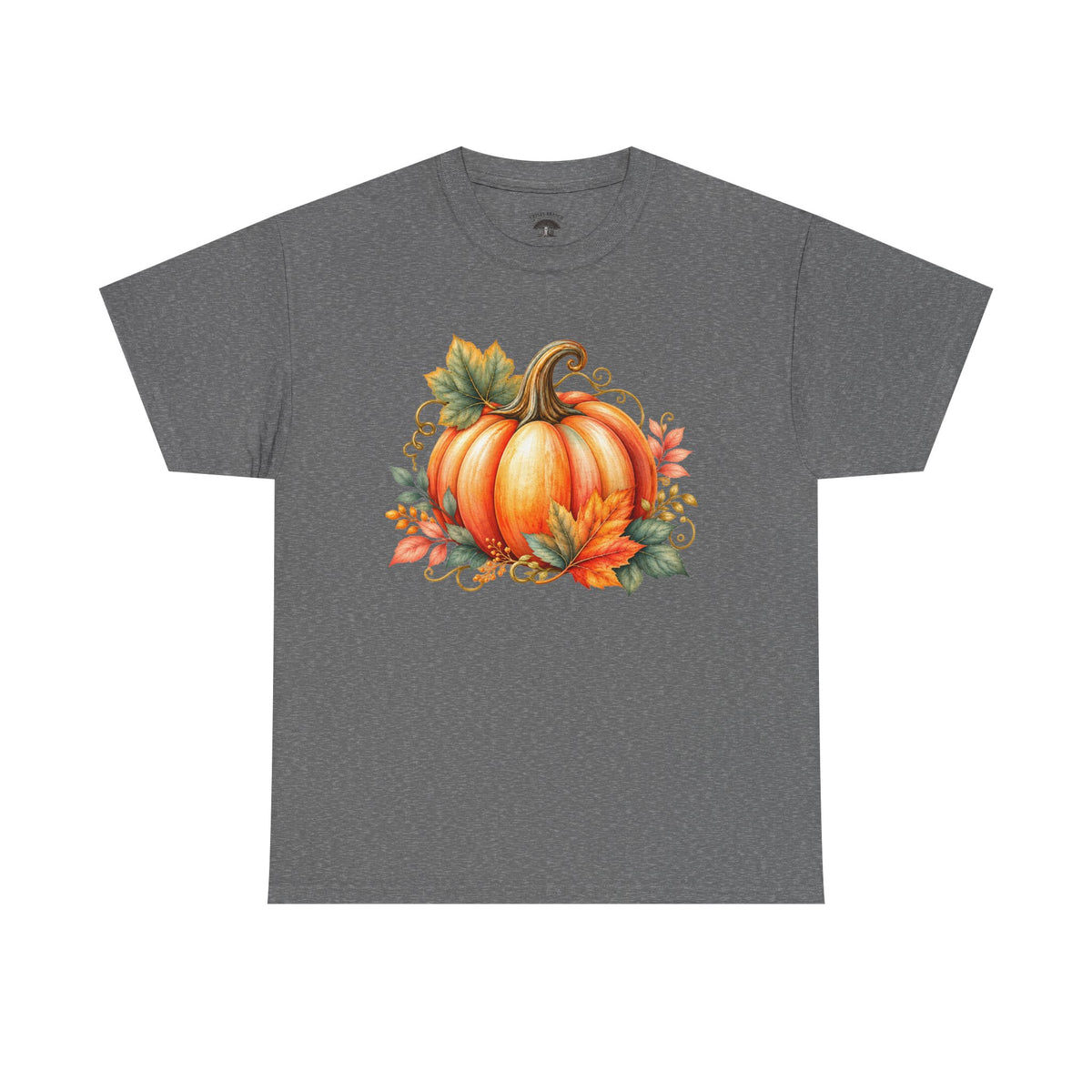 Pumpkin Autumn Graphic Tee — Fall Harvest Shirt