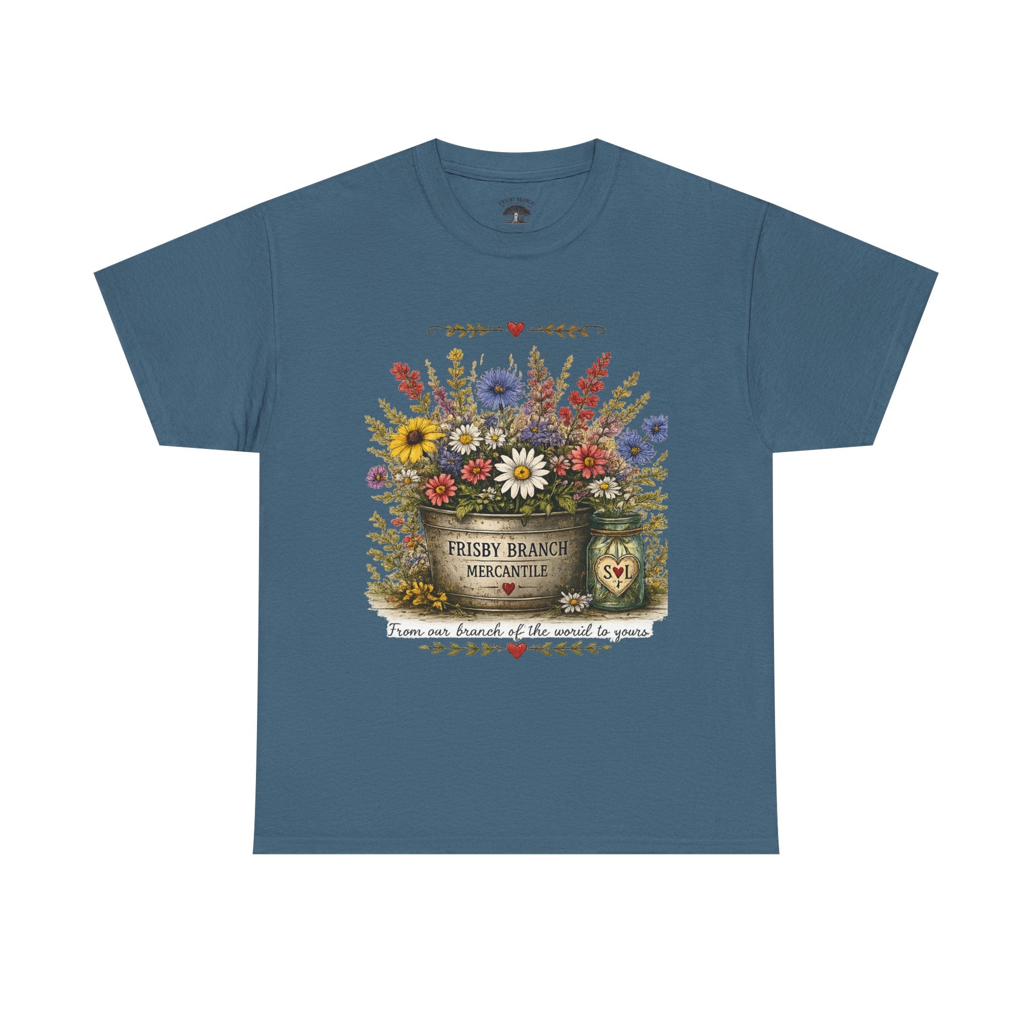 Wildflower Bouquet Tee | Country Floral Shirt | Frisby Branch Mercantile