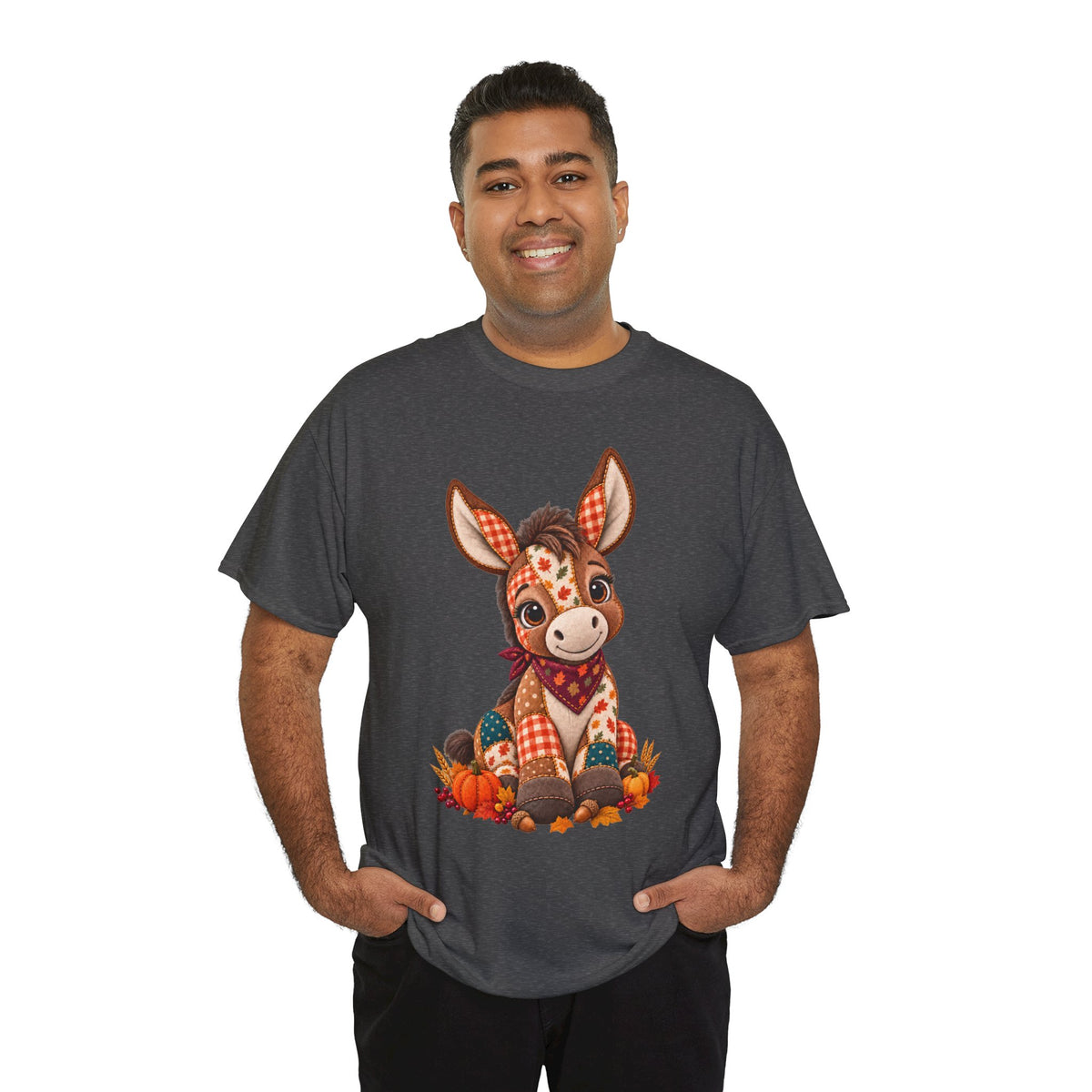 Patchwork Fall Donkey T-Shirt