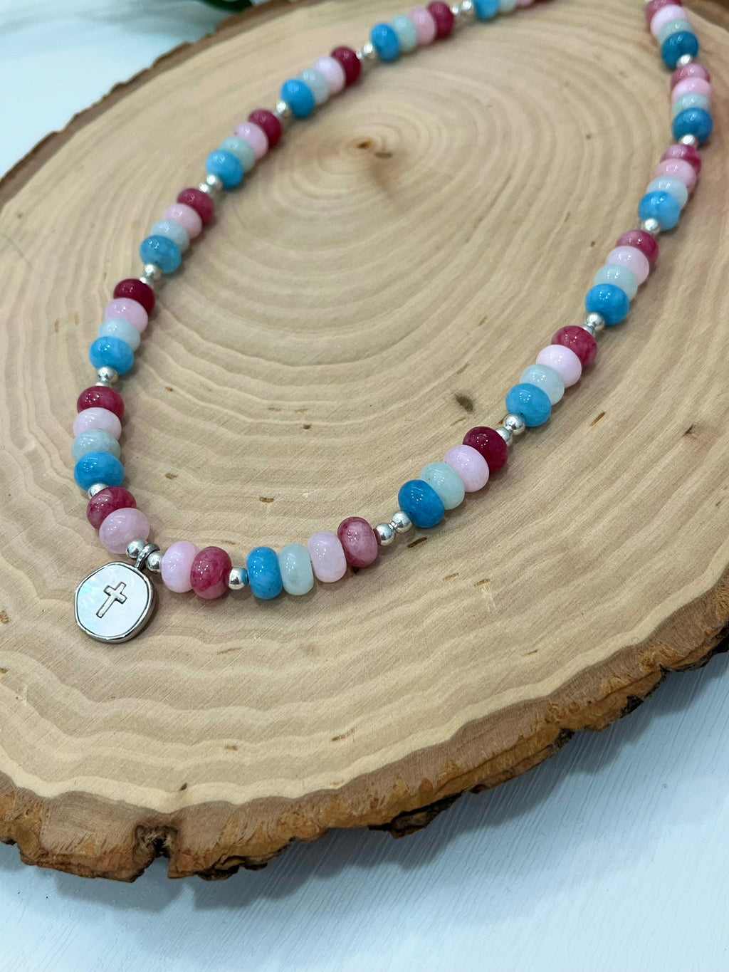 Christian Cross Necklace – Fruit of the Spirit Necklace