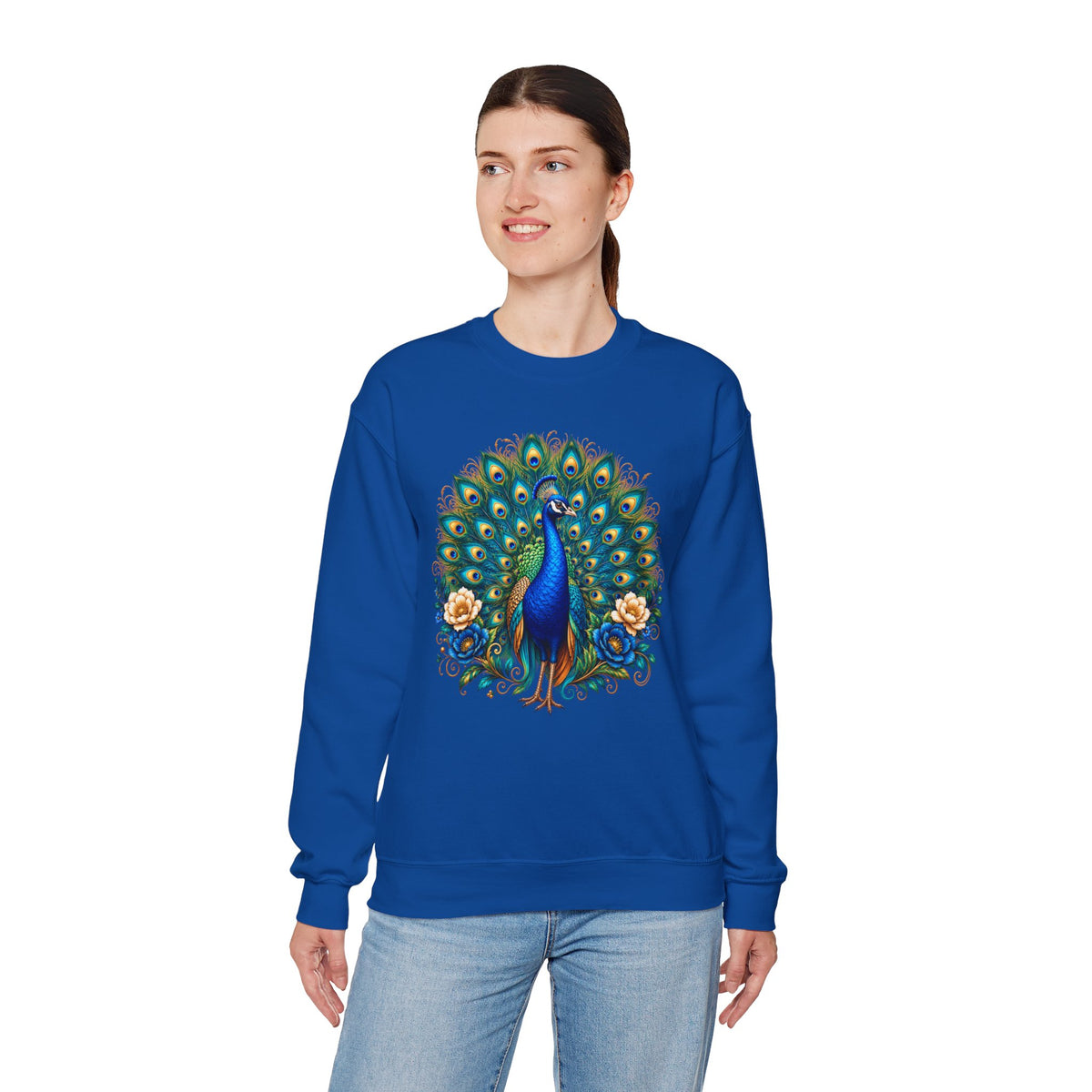 Peacock Unisex Heavy Blend™ Crewneck Sweatshirt