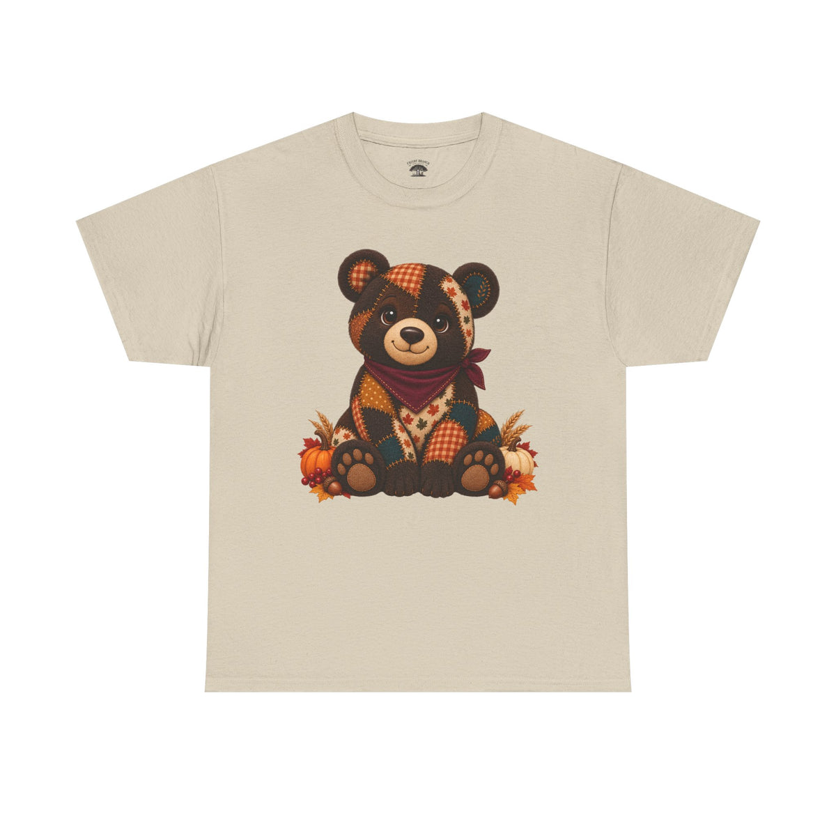 Patchwork Fall Bear T-Shirt