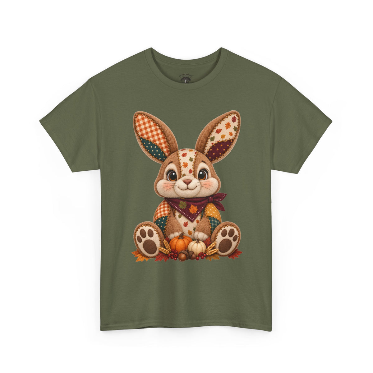 Patchwork Fall Bunny T-Shirt