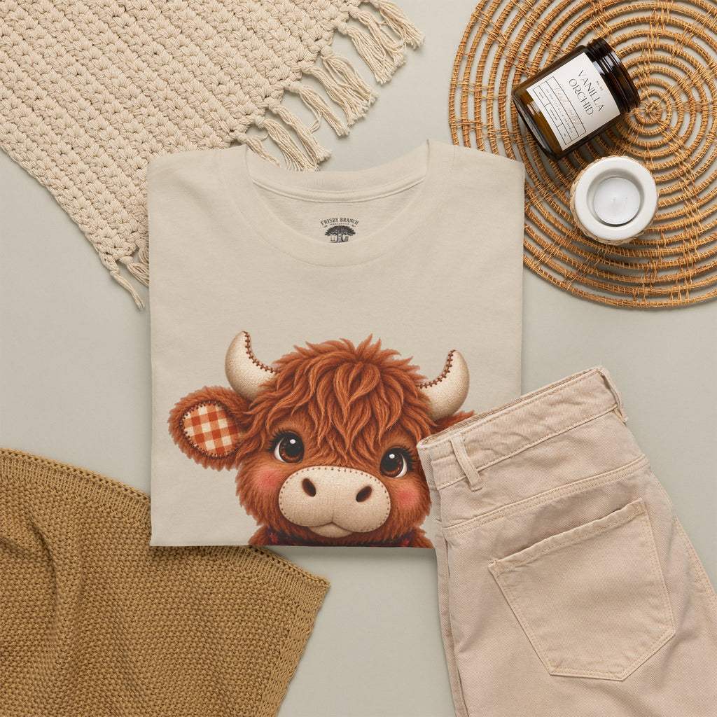 Patchwork Fall Cow T-Shirt