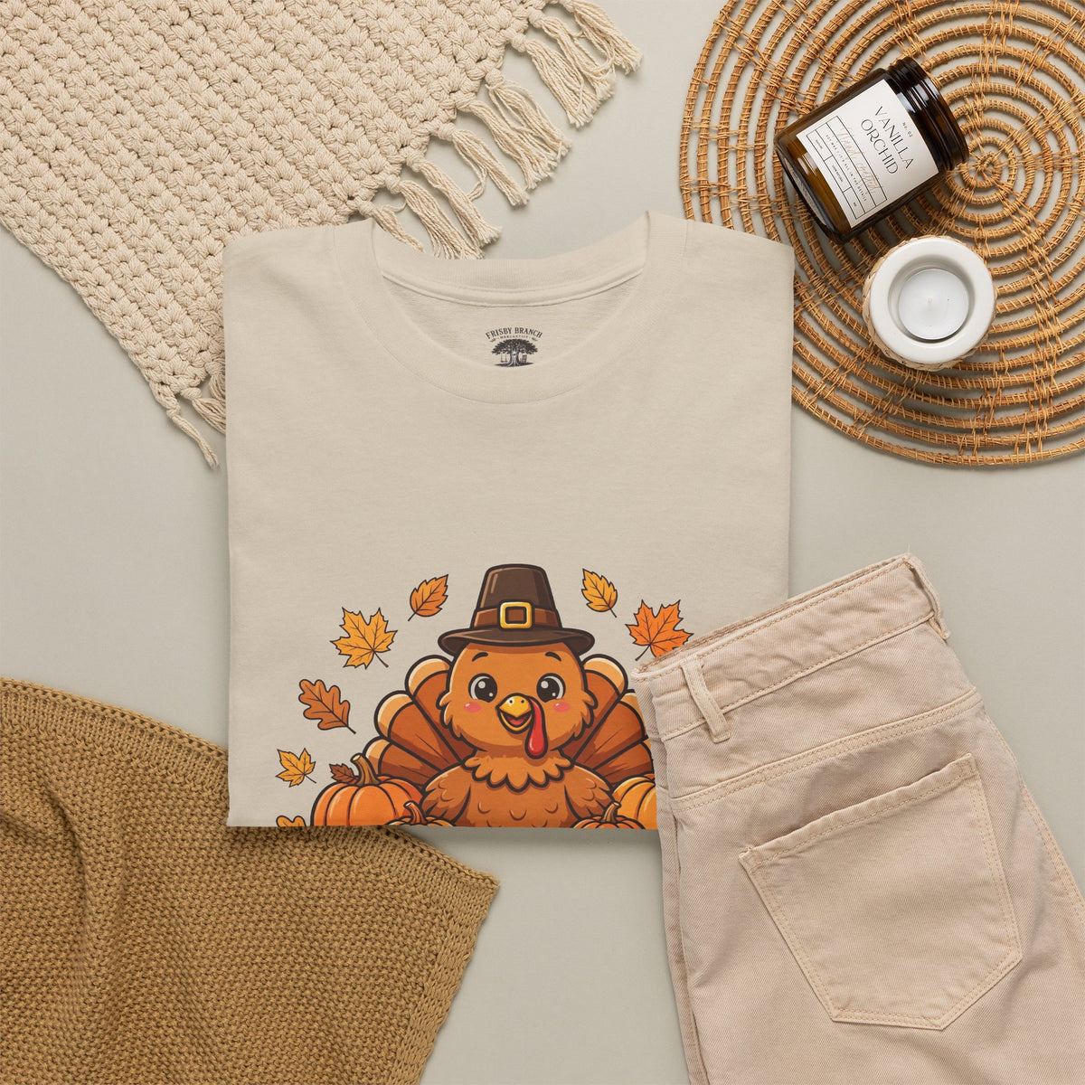 Gobble Til You Wobble T-Shirt — Funny Thanksgiving Turkey Graphic Tee