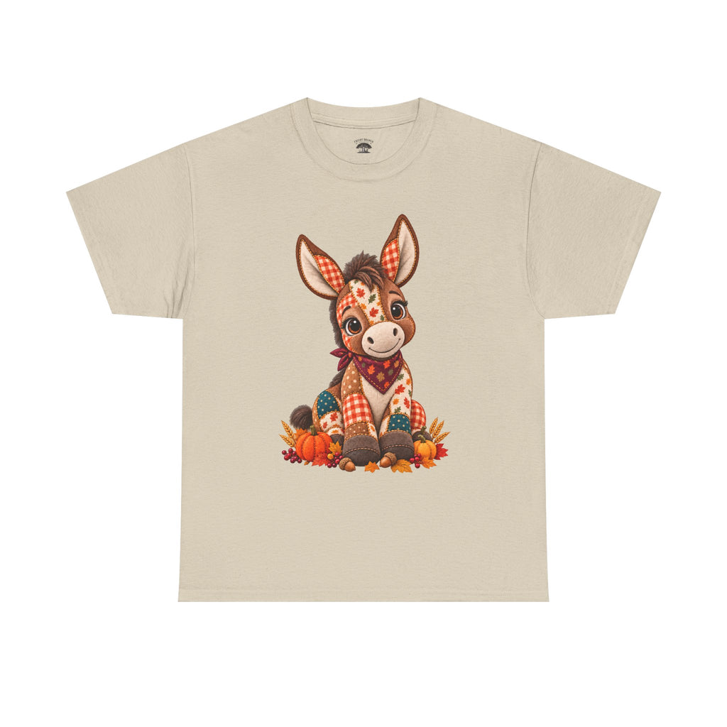 Patchwork Fall Donkey T-Shirt
