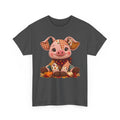 Patchwork Fall Pig T-Shirt