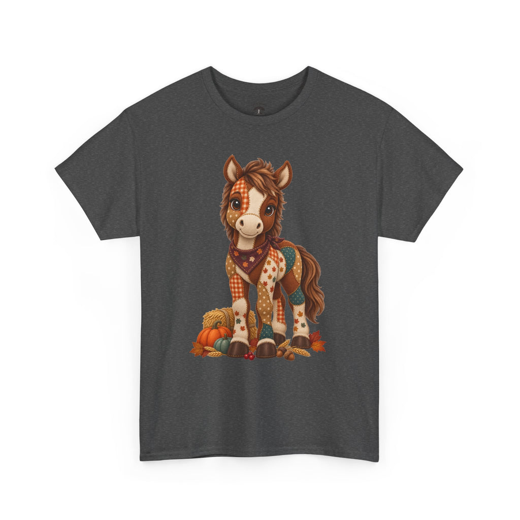 Patchwork Fall Horse T-Shirt