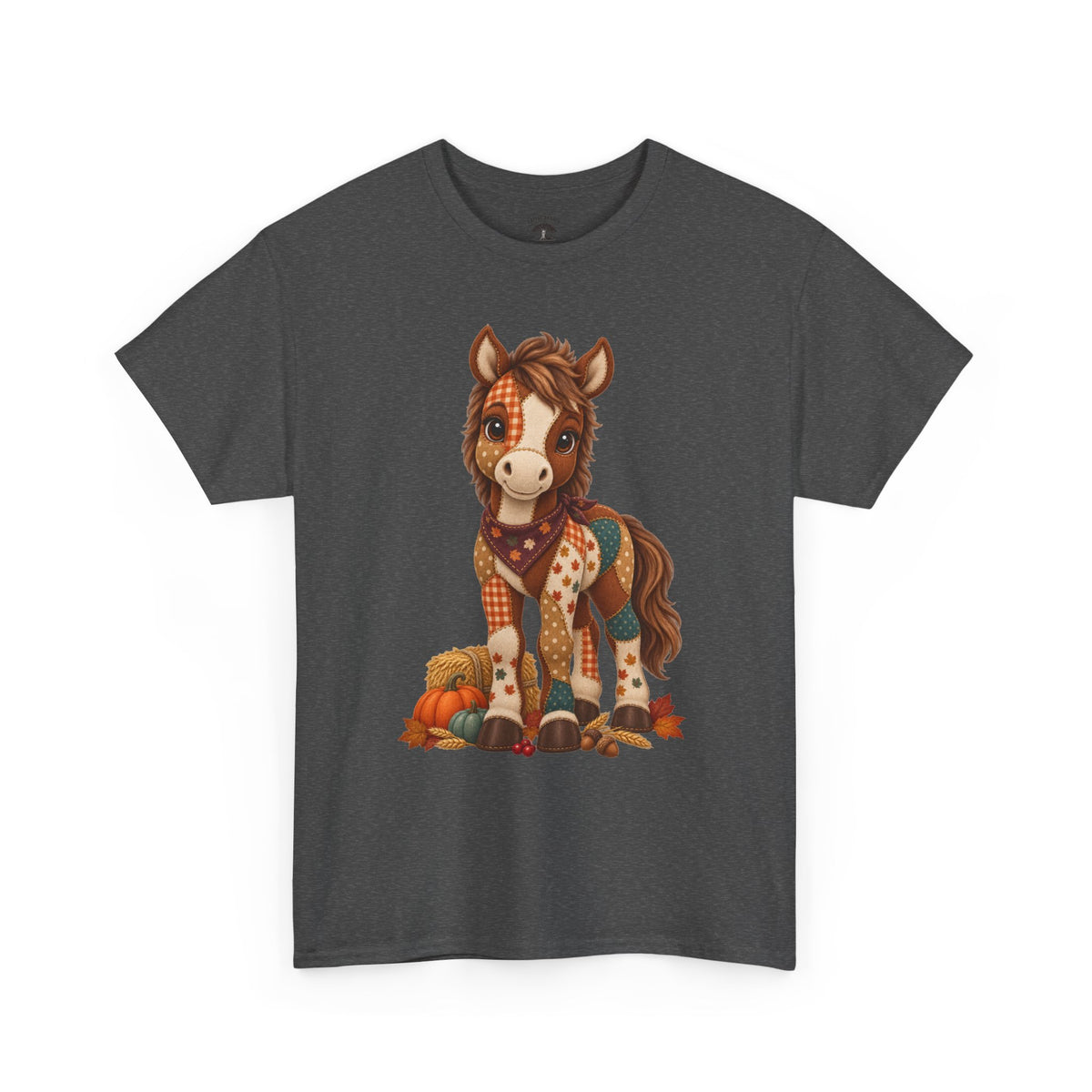 Patchwork Fall Horse T-Shirt