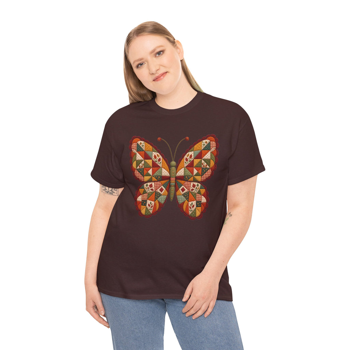 Autumn Quilt Butterfly T-Shirt