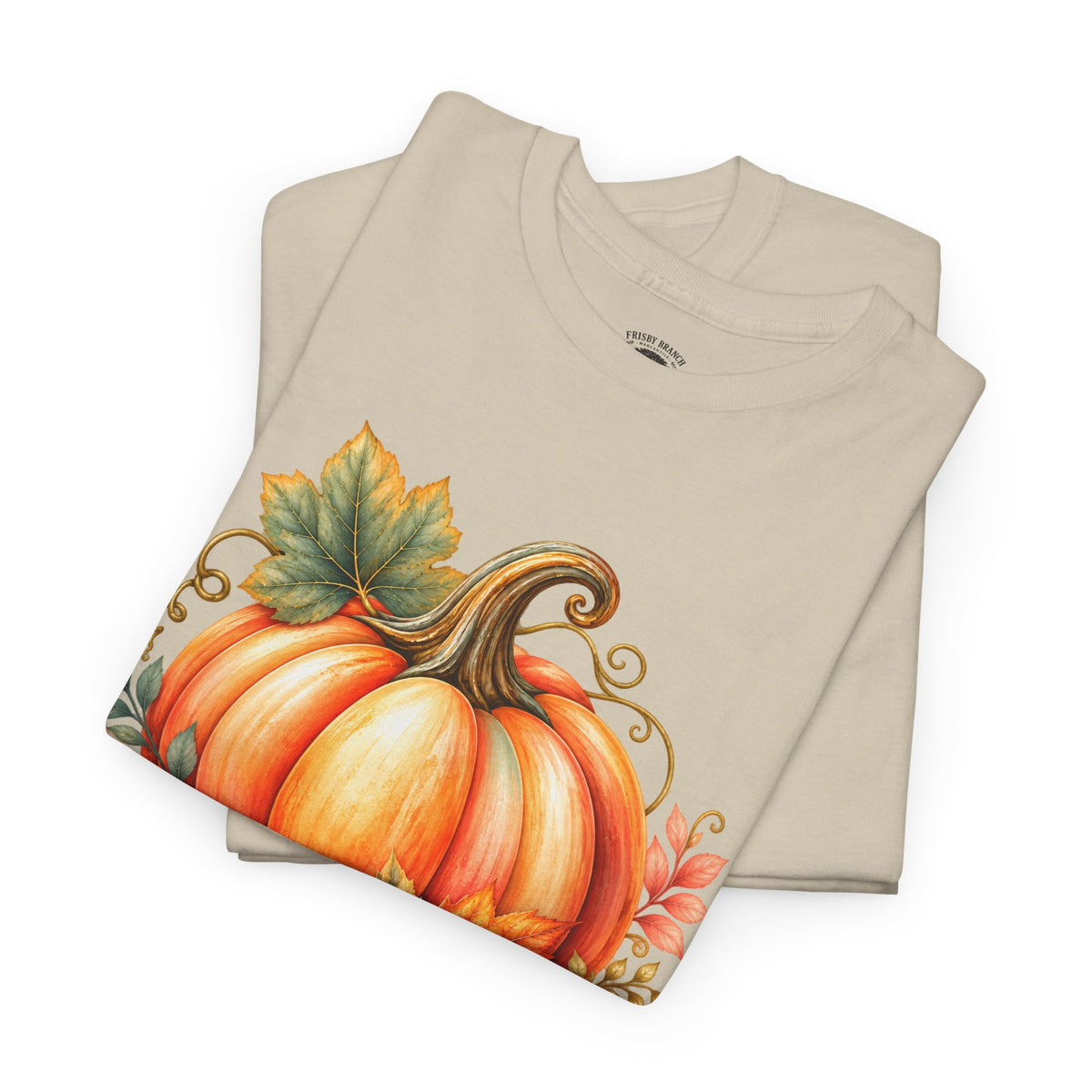 Pumpkin Autumn Graphic Tee — Fall Harvest Shirt