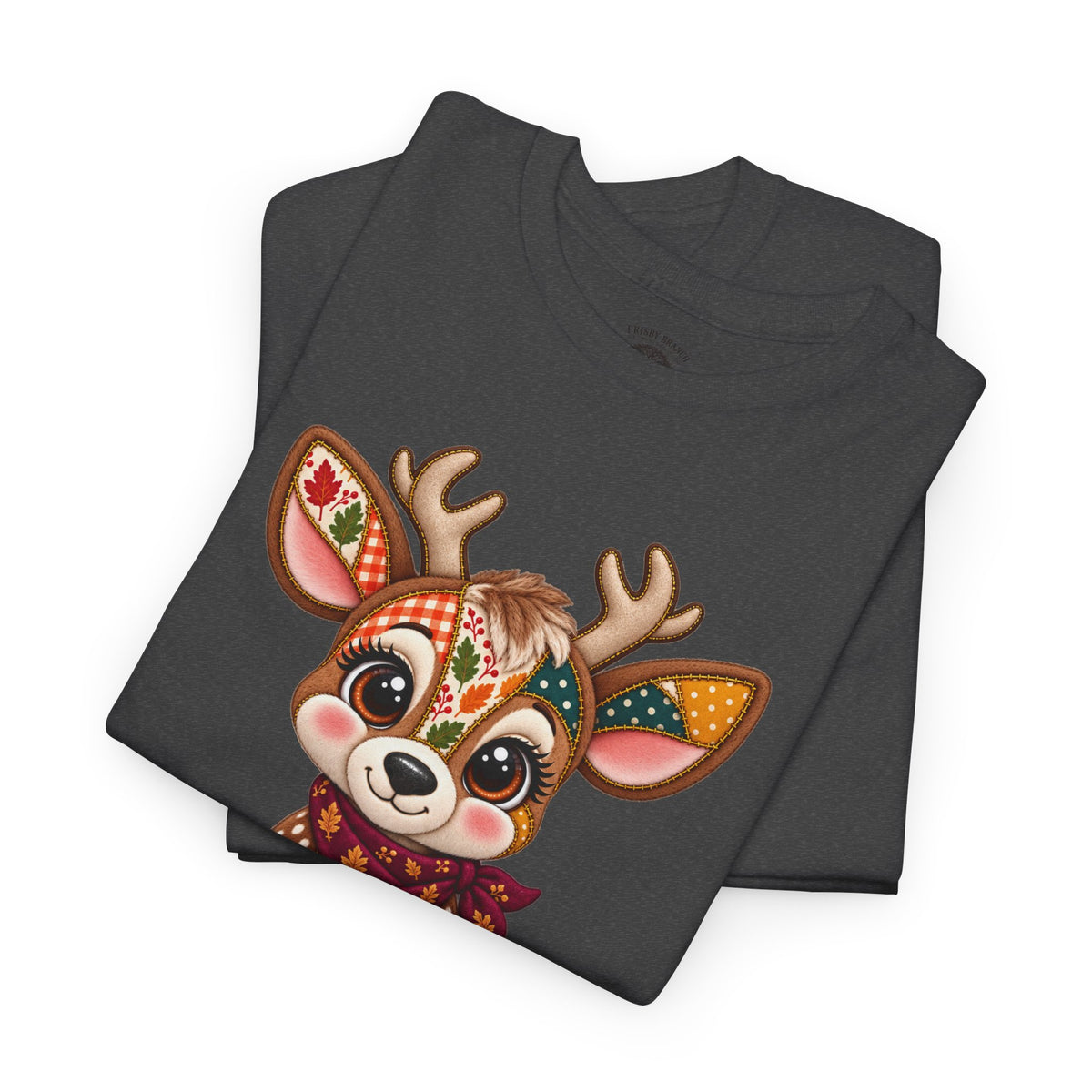 Patchwork Fall Deer T-Shirt