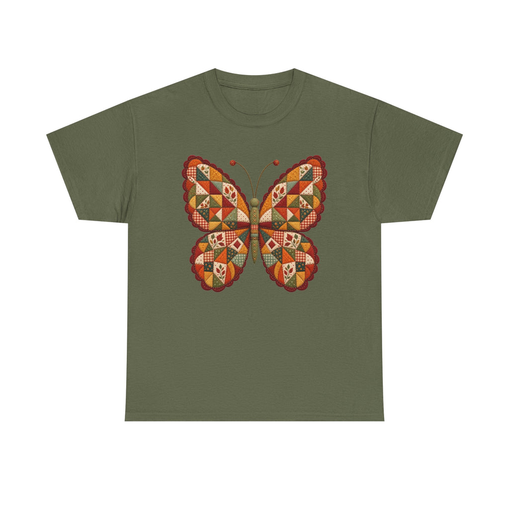 Autumn Quilt Butterfly T-Shirt
