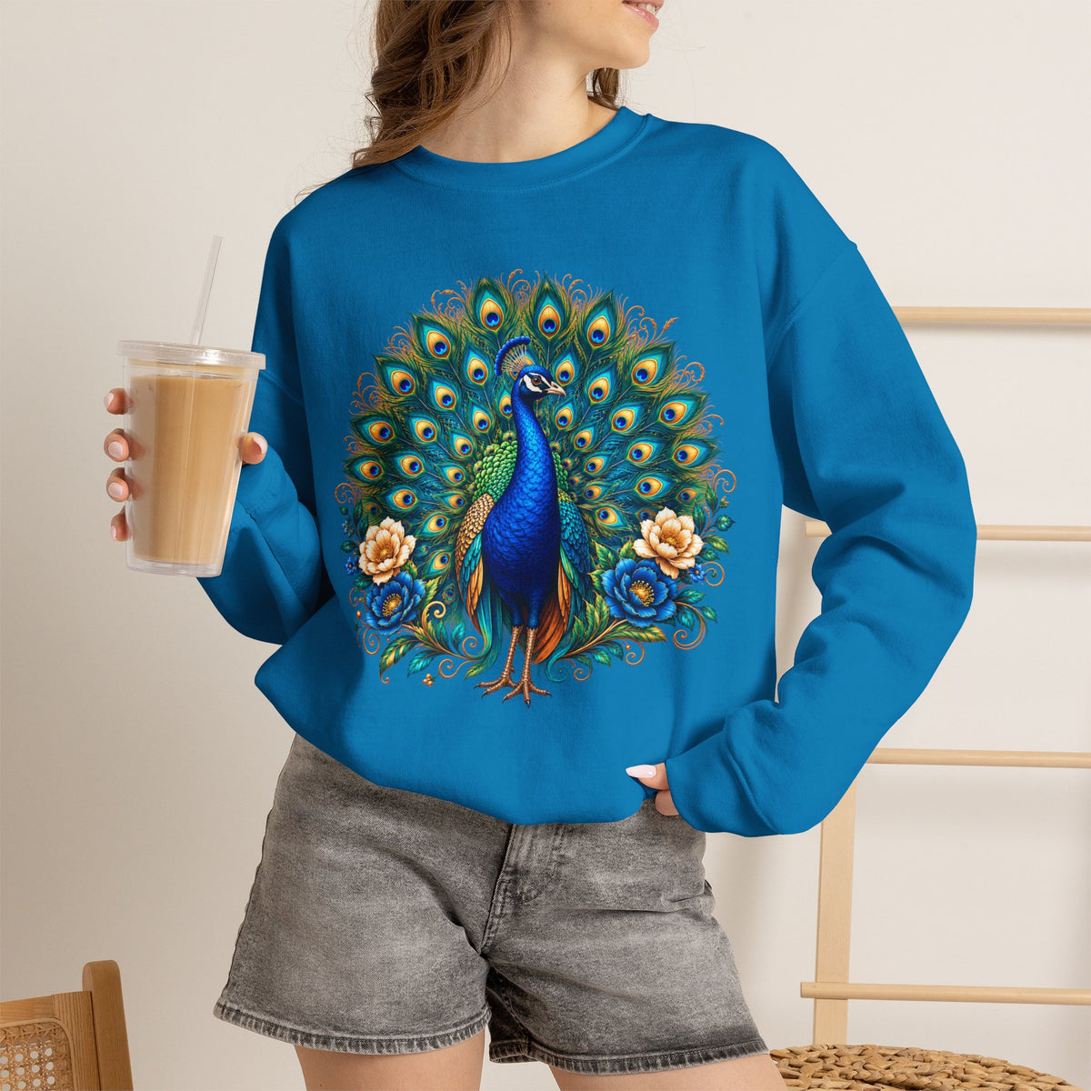 Peacock Unisex Heavy Blend™ Crewneck Sweatshirt