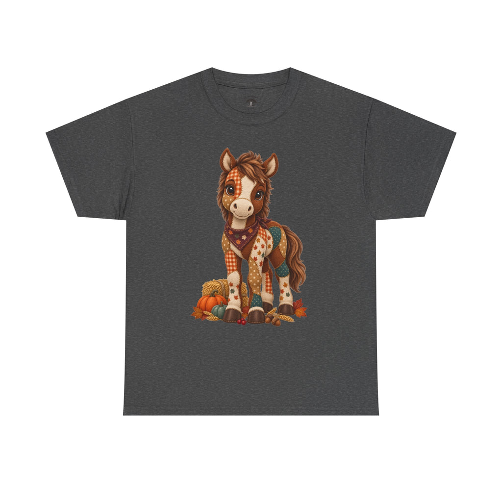 Patchwork Fall Horse T-Shirt