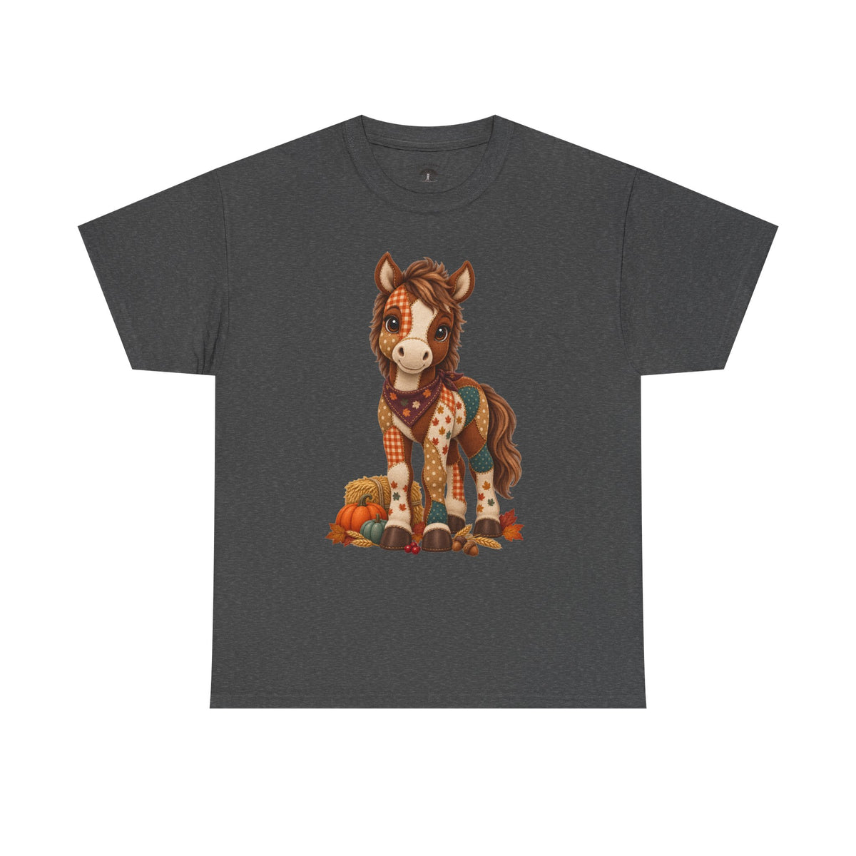 Patchwork Fall Horse T-Shirt
