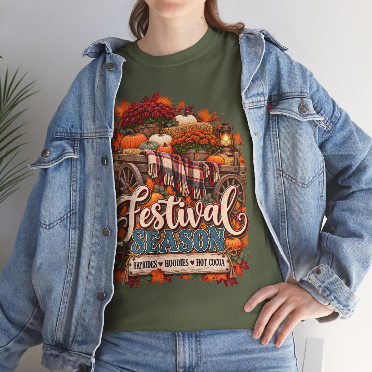Festival Season Pumpkin Wagon T‑Shirt