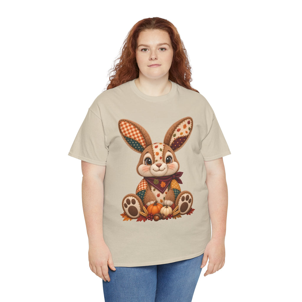 Patchwork Fall Bunny T-Shirt