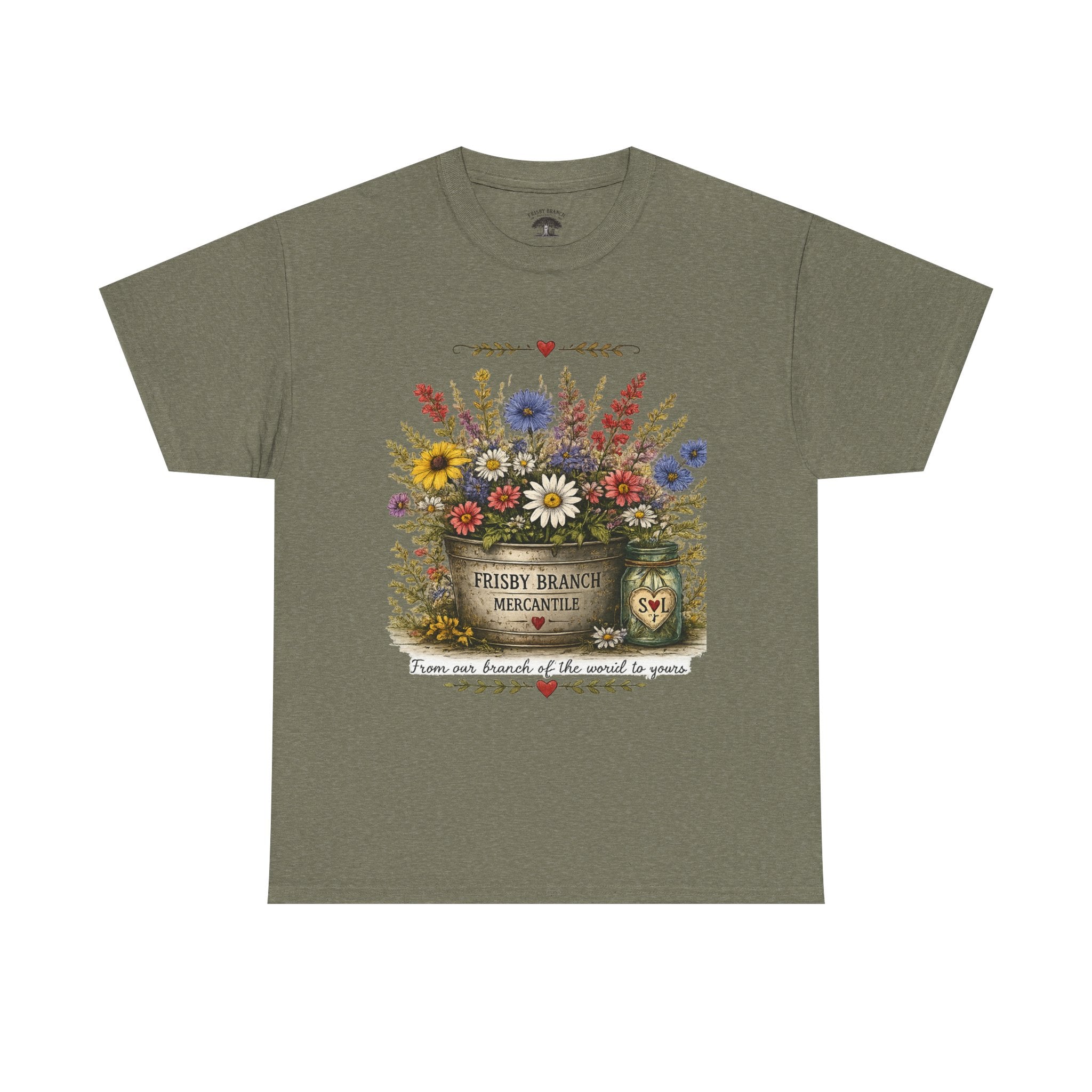 Wildflower Bouquet Tee | Country Floral Shirt | Frisby Branch Mercantile