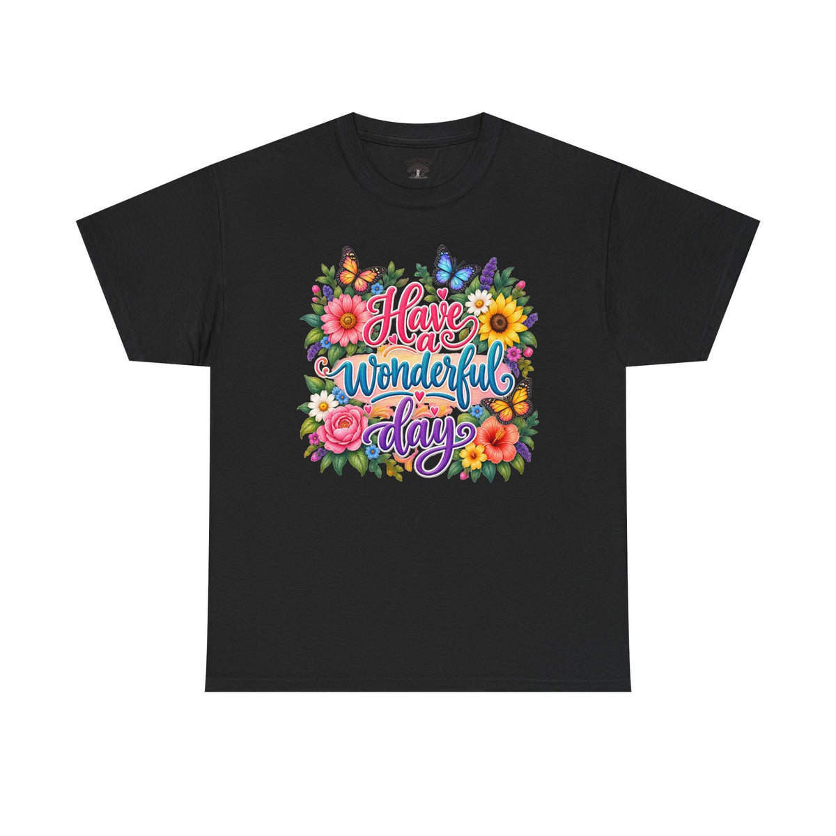 Have a Wonderful Day Floral T-Shirt