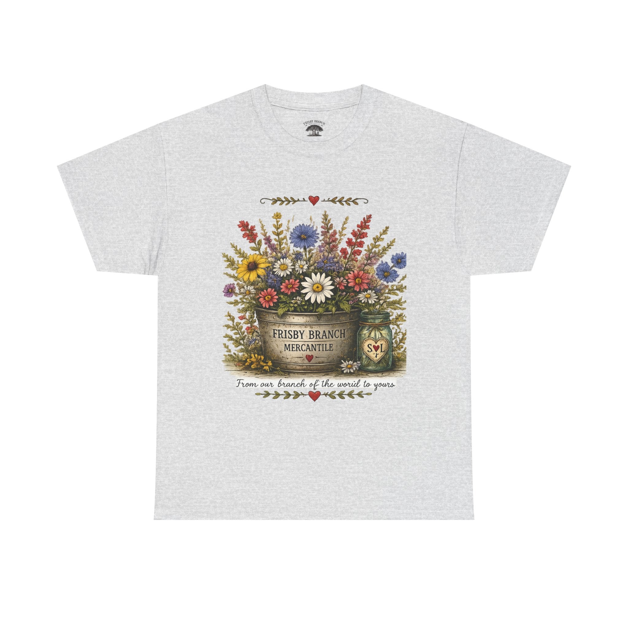 Wildflower Bouquet Tee | Country Floral Shirt | Frisby Branch Mercantile