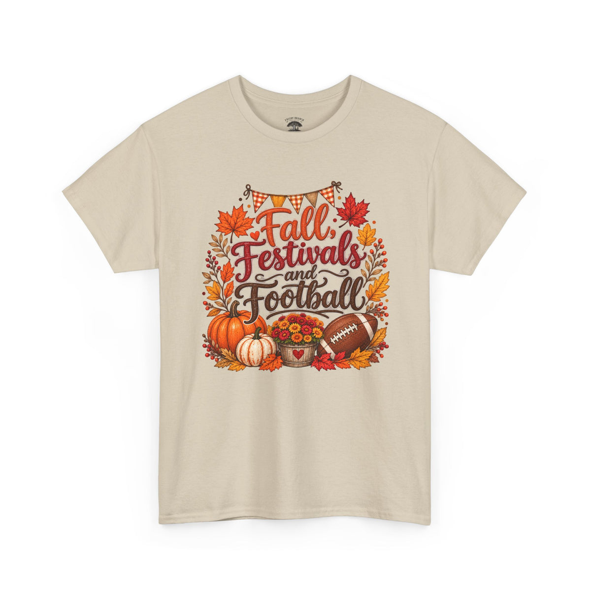 Fall, Festivals and Football Heavy Cotton Tee