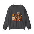 Autumn on the Farm Crewneck Sweatshirt — Fall Pumpkin & Mums Cozy Graphic