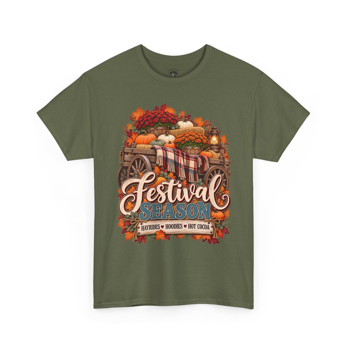 Festival Season Pumpkin Wagon T‑Shirt