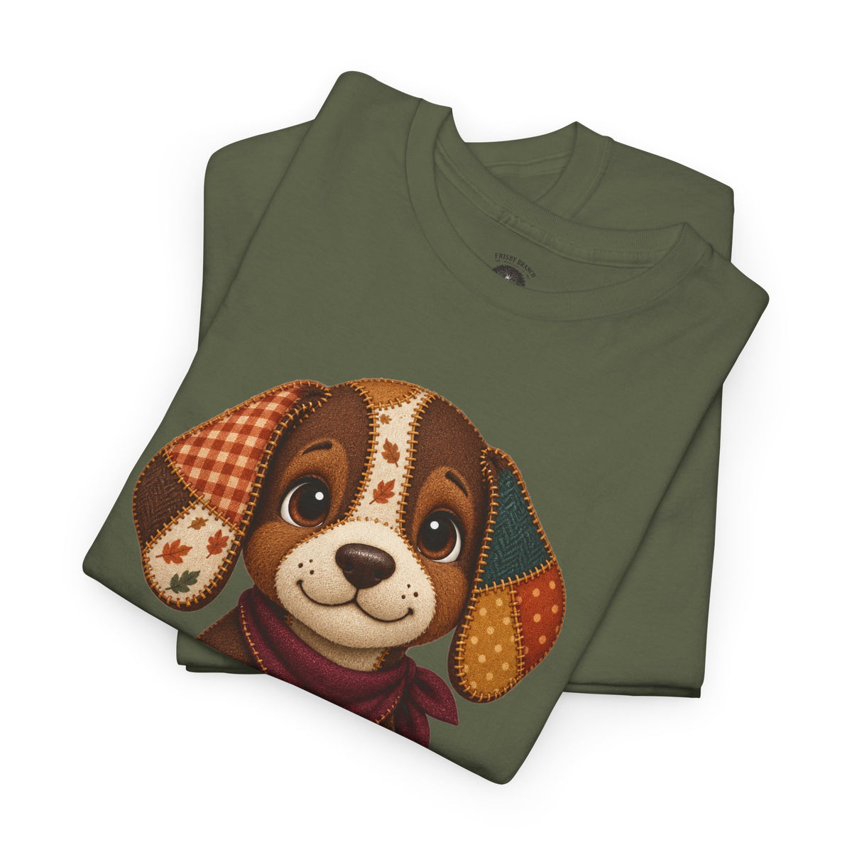 Patchwork Fall Puppy T-Shirt