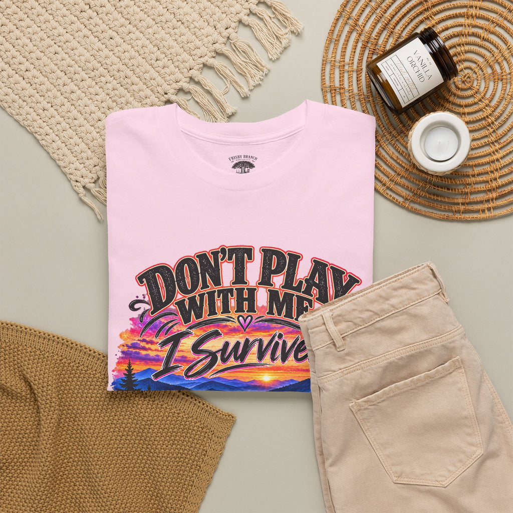 Hurricane Helene Survivor T-Shirt – Don’t Play With Me, I Survived Hurricane Helene