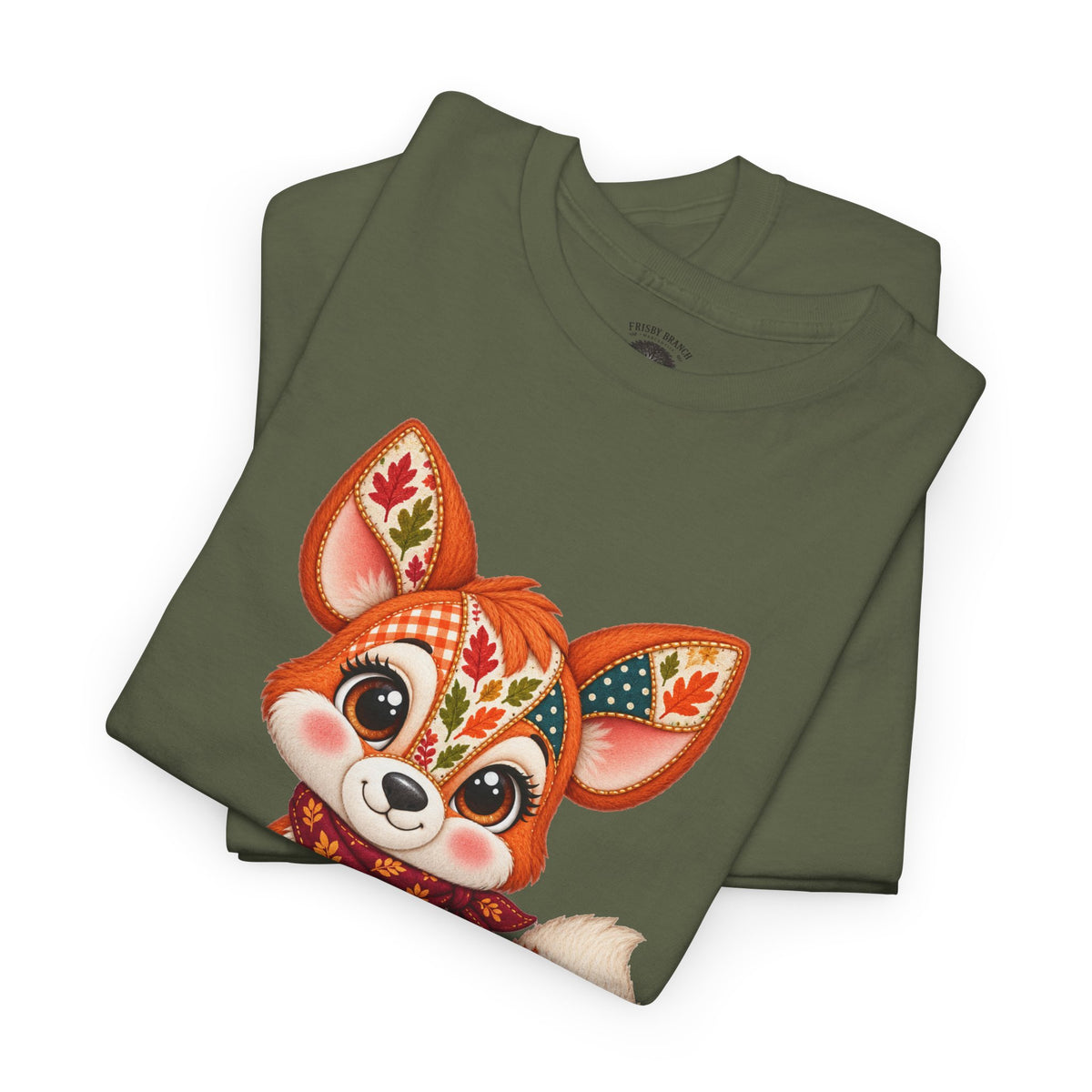 Patchwork Fall Fox T-Shirt