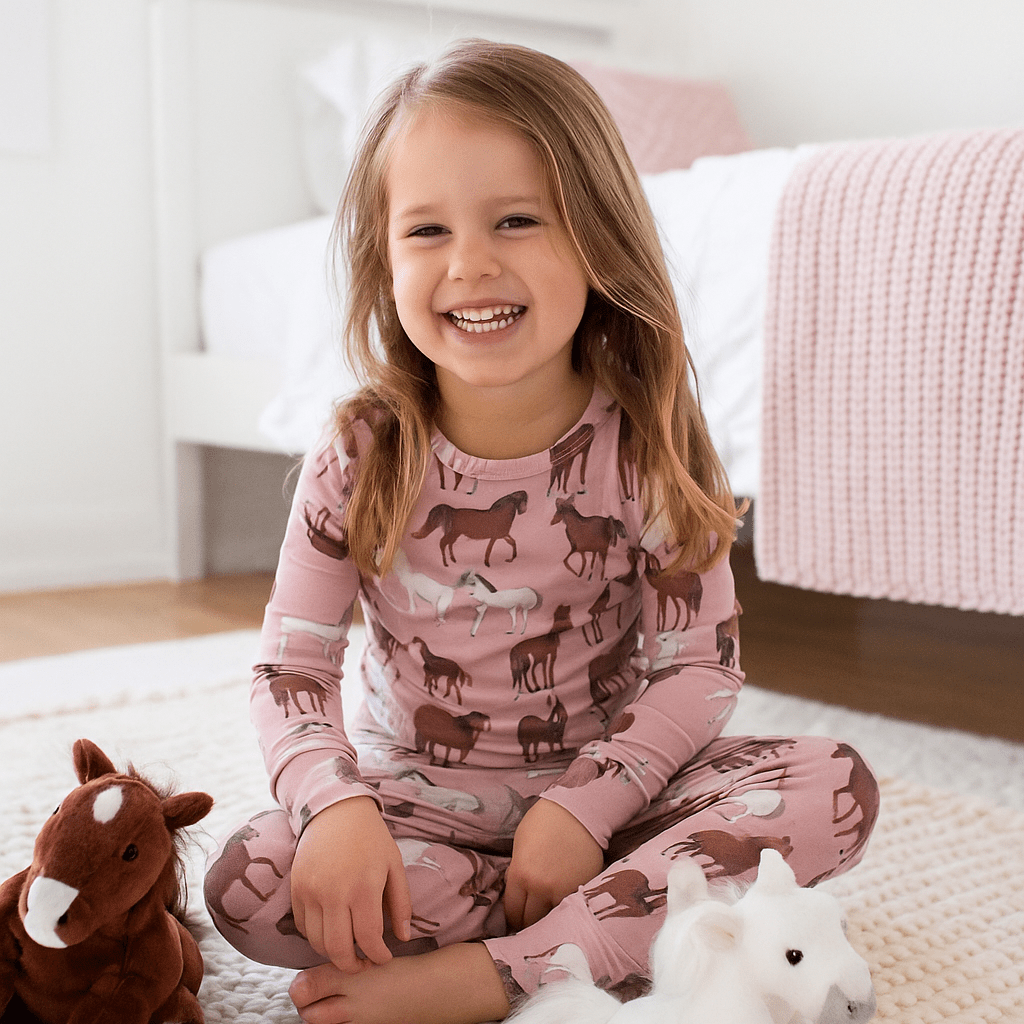 Wild Horses Kids Pajama Set