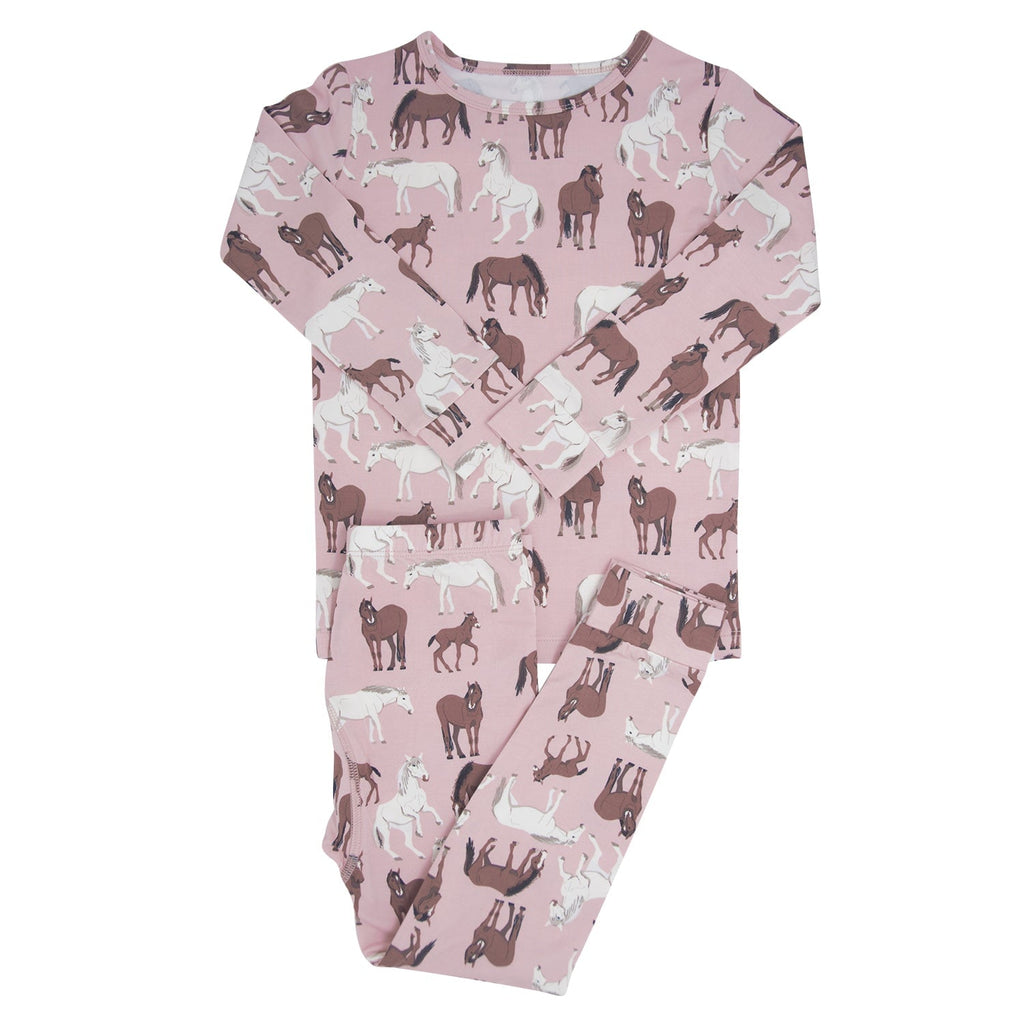 Wild Horses Kids Pajama Set