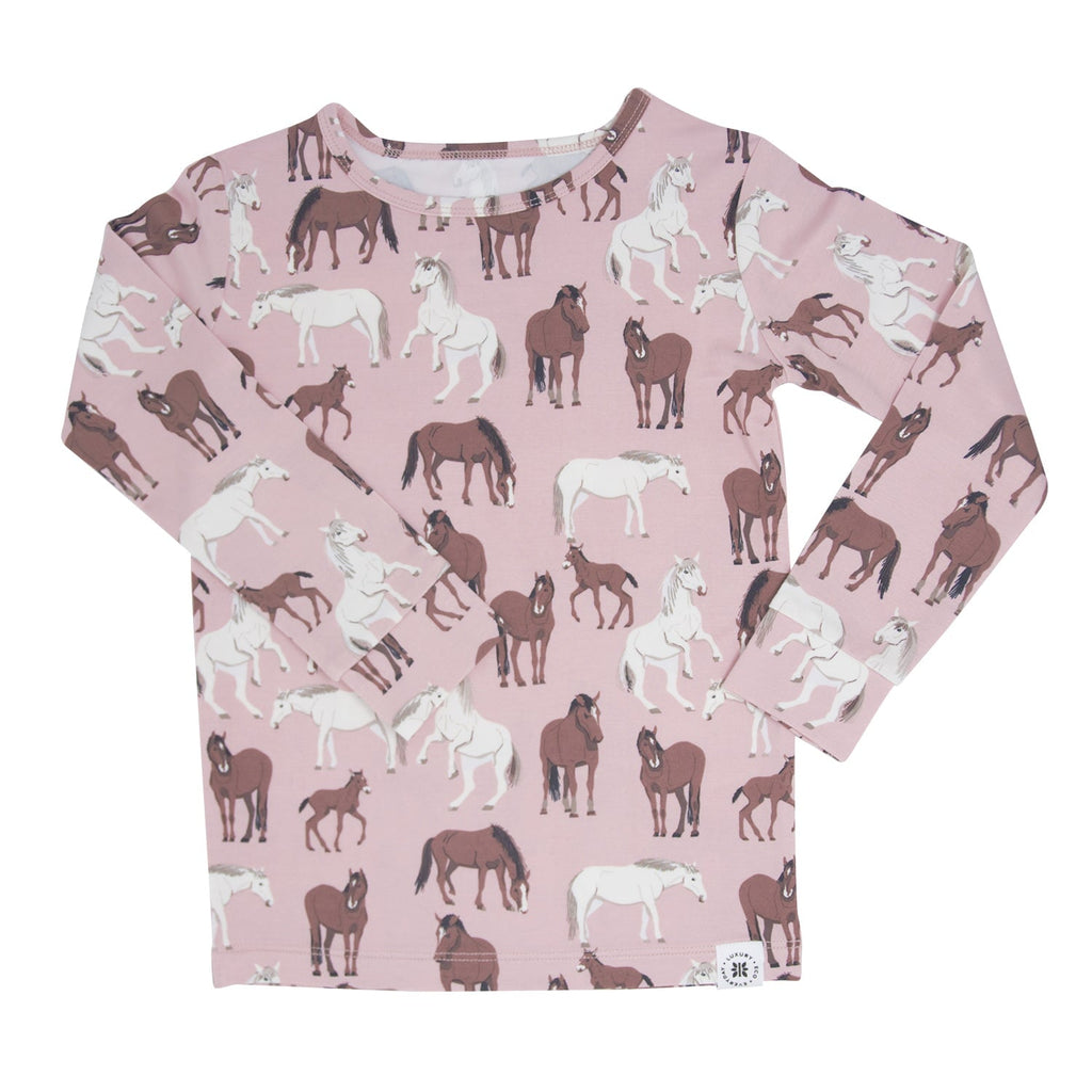 Wild Horses Kids Pajama Set